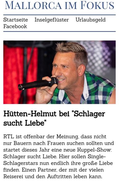 Zeitungsbericht
